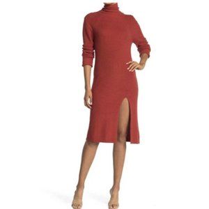 NWT ABOUND Ribbed Mock Neck Sweater Dress